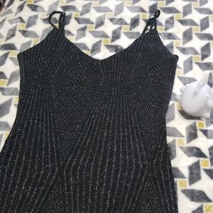 Sparkly Black Mini Dress